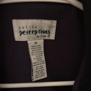 Petite Perceptions Purple Jacket
